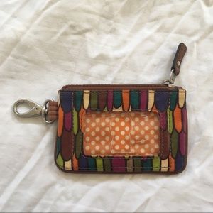 Fossil Key-Per ID wallet with key clasp